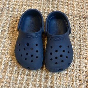 Navy Crocs